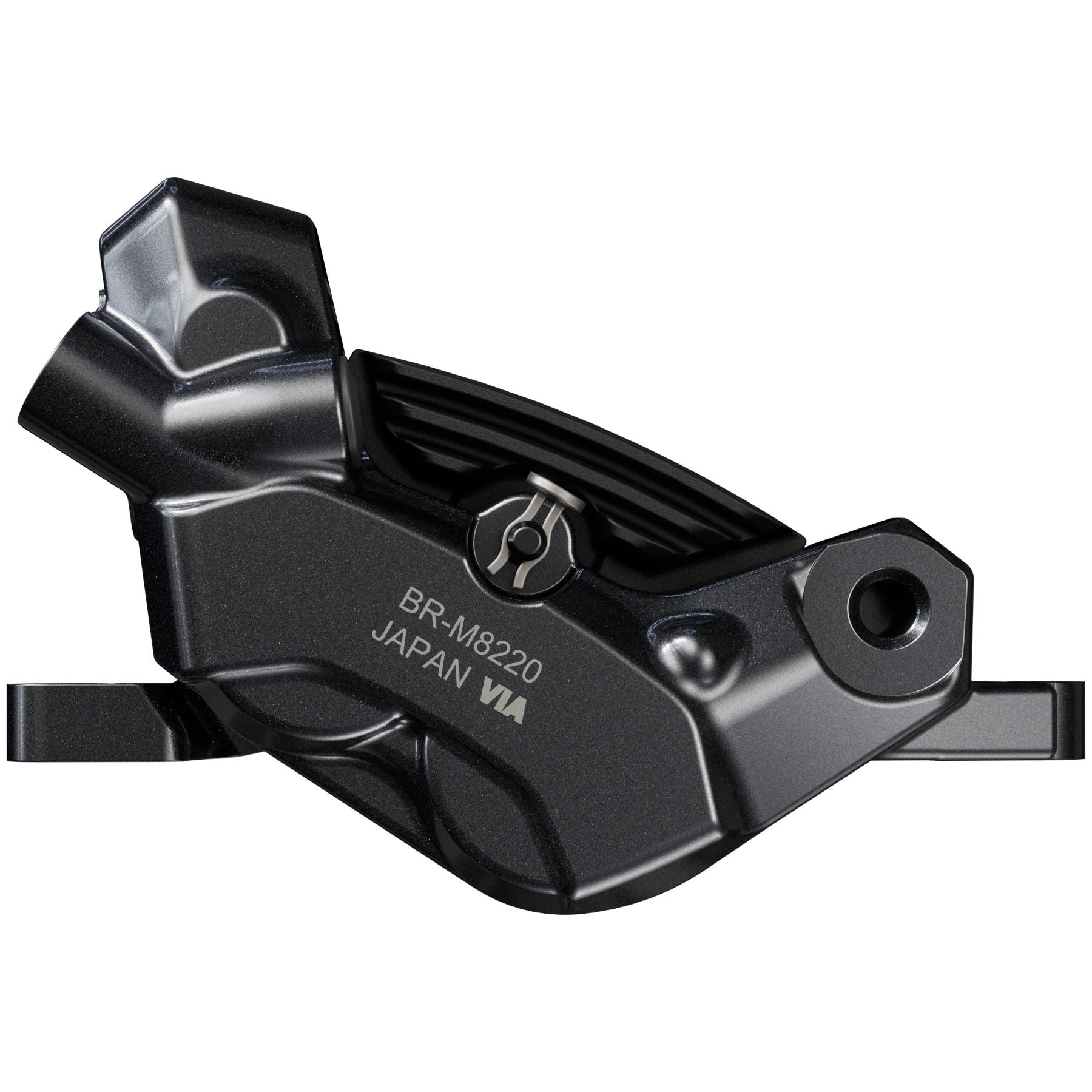 SHIMANO BR-M8220 Front Disc Brake XT Trail BL-M8200 Right Lever w/Metal Pad w/Fin